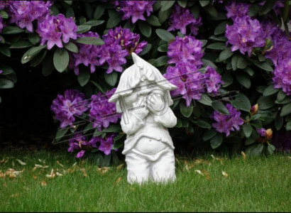 Young Seated Decorative Figurine Statue Figures Sculpture Statues Garden